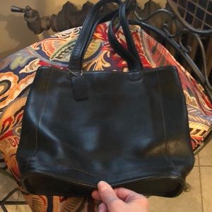 Coach soft leather black purse
